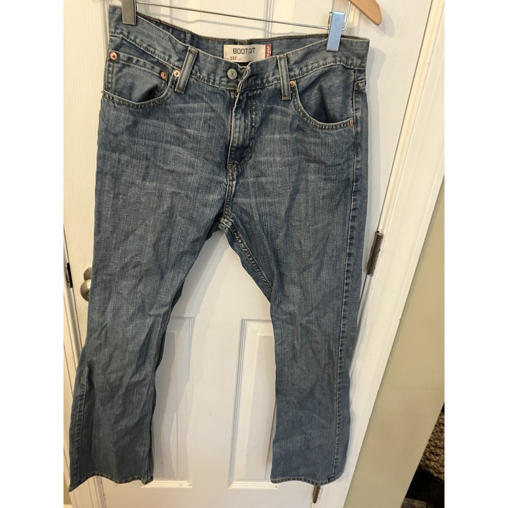 Levi's Strauss 527 Jeans Women's Size 32x32 Bootcut Faded Blue Red Tab Y2K